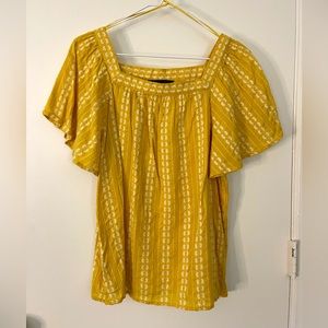 Banana Republic Yellow Blouse